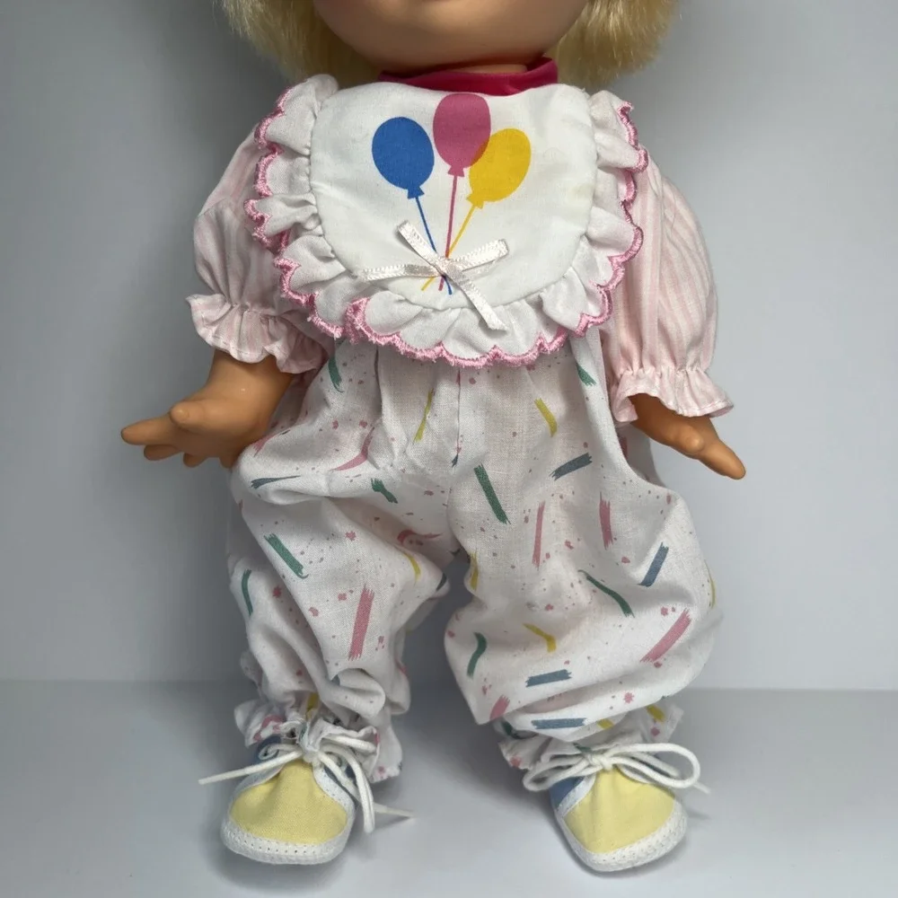 Vintage 1990 Galoob Baby Face So Innocent Cynthia #7 Doll Blue Eyes Blonde Hair